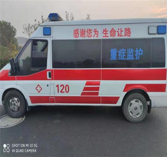阳江镇救护车出租服务案例3